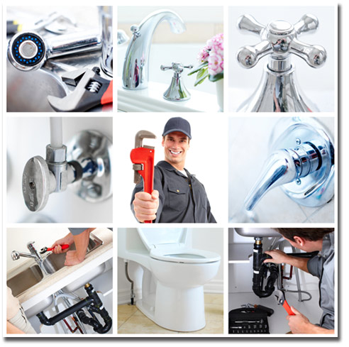 Plumbing work montage